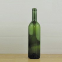 750ml red wine bottle empty bordeaux glass bottle