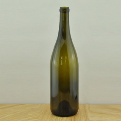 750ml champagne shape glass wine bottles for sale