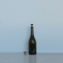 Customed 750ml glass wine bottle Cork finish red wine bottles 2077