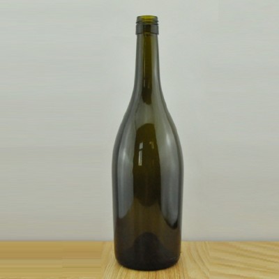 750ml burgundy wine bottle Antique green