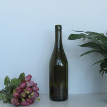 750ml burgundy wine glass bottle with BVS finish