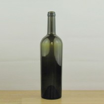 WINE BOTTLE 750 ml tapered claret/bordeaux wine bottle in china
