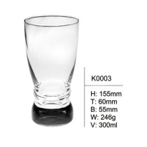 300ml water cup glass cup china