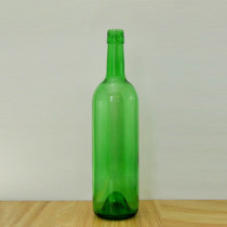 750ml Empty flint glass bottle empty glass wine bottle with screw cap