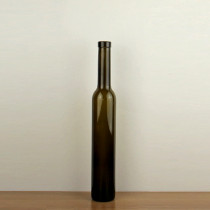 500ML cork finish clear ice wine glass bottle height 330mm