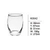 275ml Stemless Wine Glass Drinking Glass cup