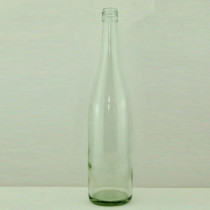 750ml tapered screw top clear/flint/transparent bordeaux wine bottle