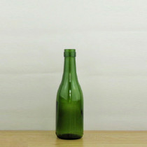 187ml empty dark green mini wine bottles for sale