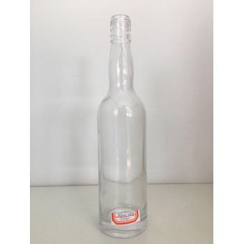 Heigh quality clear flint 750ml liquor bottles Vodka glass bottle
