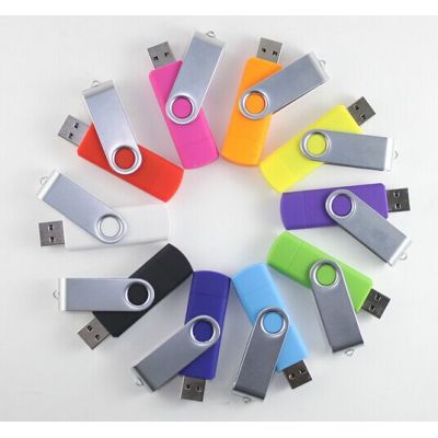 Swivel USB Flash Drive Colourful Pen Drive