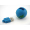 The Globe Shape PVC USB Flash Drive