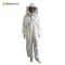 2018 Beekeeping tools White Round Hat PVC Protective Bee Suit For Beekeeper