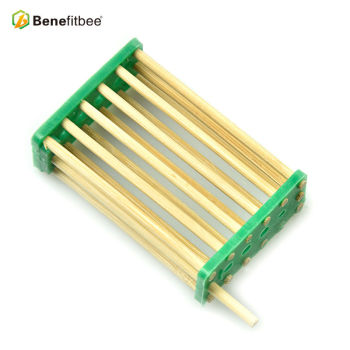 Bamboo Queen Bee Cage Square Professional Beekeeping Equitment Wooden Bee Queen Cage Benefitbee