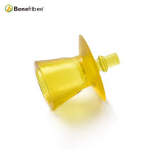 Plastic Extra-large Queen Base Mount Cell Cup Yellow Plastic Whoselas Beekeeping Tools Benefitbee