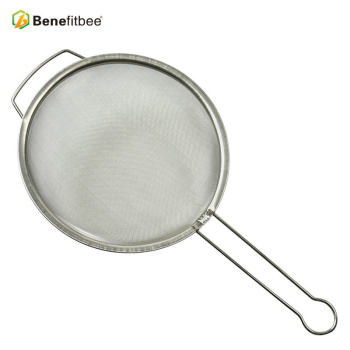 Portable Honey Processing SS304 Handle Double Filter Screen For Beekeeping Tools