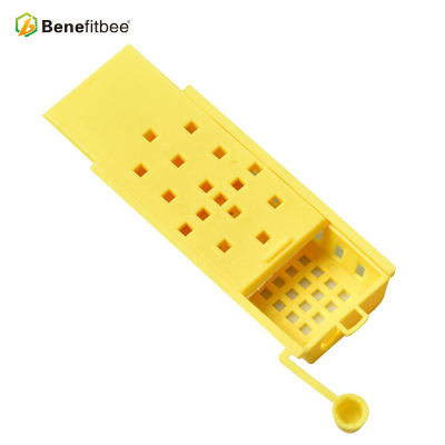 High Quality Square Yellow Beekeeping Equitment Plastic Queen Cage