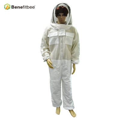 Front Open Type Zippers Beekeeping Equitment Screen Cloth Protective Suit