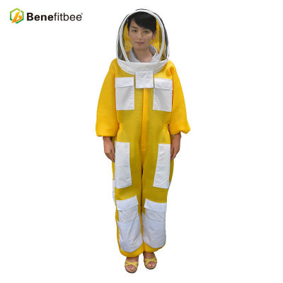 Beekeeping Equitment Breathable Front Open Type Zipper Cloth Protective Suit