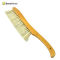 Bent Third Rows Wooden Handle Bee Brushes For Beekeeping Tools
