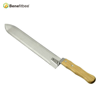 Wholesale beekeeping tool wood handle honey bee extractor uncapping knife