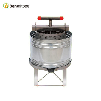 Benefitbee Good Quality SUS201 Honey Beewax Press With Splash Collar For Wholesale Price