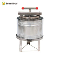 Benefitbee Beekeeping Machine SUS201 Honey Beewax Press With Splash Collar For Wholesale Price With Good Quality