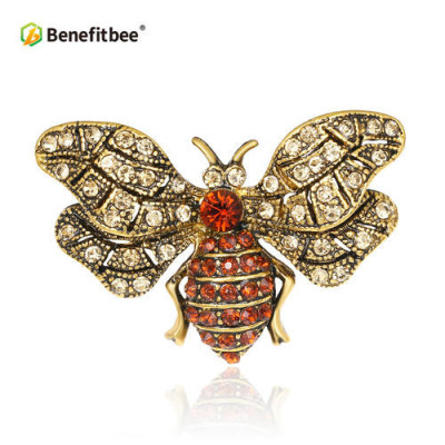 Benefitbee new fashion bee brooch pin crystal bee brooch