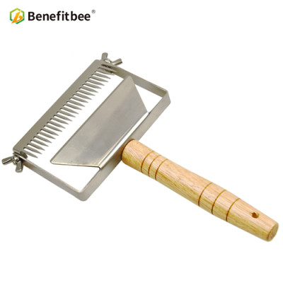 Benefitbee big adjustable Stainless Steel honey Uncapping Honey Fork