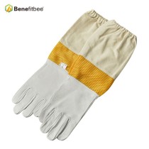 Soft sheepskin beekeeping gloves mesh breathable bee beekeeping equipment Beekeeper Protection Gear