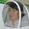 White Front Open Type Zipper Beekeeping Equitment Screen Cloth Protective Suit