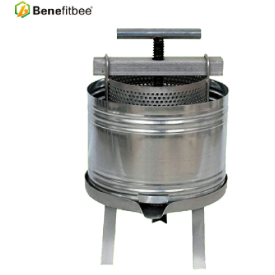 Benefitbee Beekeeping Iron Stainless Steel Material Honey Bee Wax Press Machine For Hot Sale
