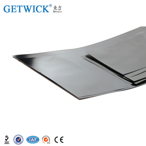 Tungsten Plates Sheets W1 with Corrosion Resistance Property