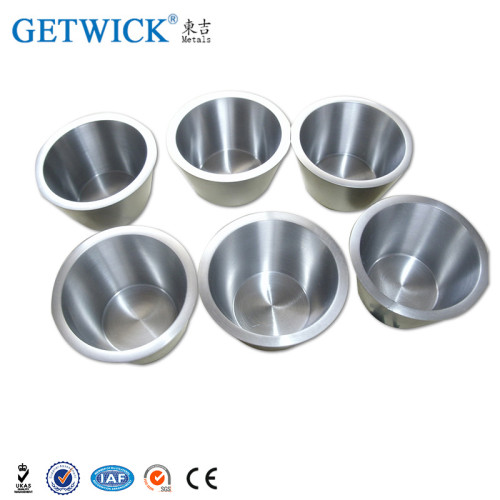 High Temperature Resistance  Pure Tungsten Crucible from China