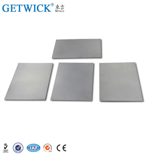 Pure W1 Tungsten Sheet Metal Price per kg from GETWICK