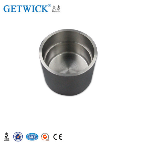 Supply 99.95% Wolfram Metal Melting Container Tungsten Crucible