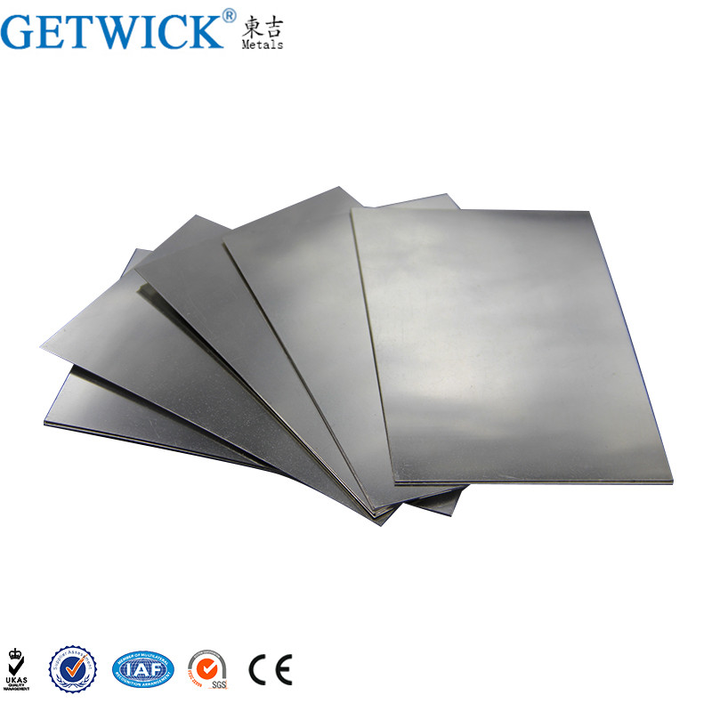 High quality 19.3g/cm3 99.95% Tungsten plate sheet price