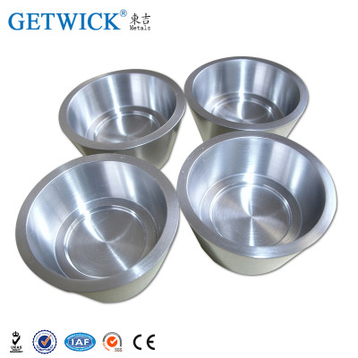 China supplier Hot sale high temperature resist tungsten crucible for melting