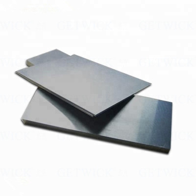 Tungsten sheet for rolling tungsten foil and punching tungsten discs