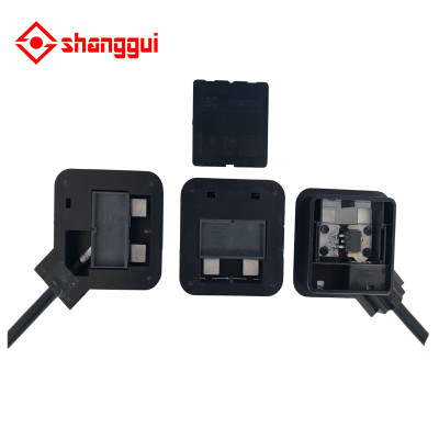 customized  BIPV double glass solar panels used 1500v solar junction box with MC4 connector for double glass solar panels