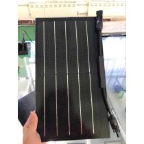 small solar panels two cells  high efficiency  tempered glass used on rooftop