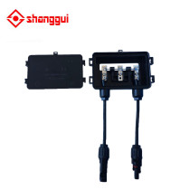 3 rials pv waterproof cable junction box with connector Chinese manufacturer prices