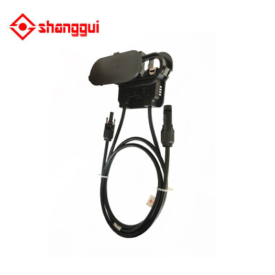 junction box with MC4 connector+ cable, suitable for solar panel 200w to 300w, solar junction box, pv junction box