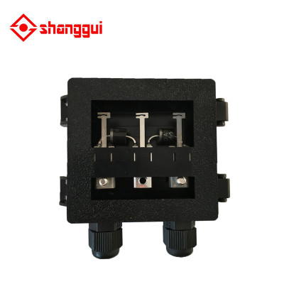 Solar Junction Box PV Connector with 1 Diode for Solar Panel 60W-100W