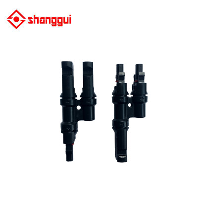 MC4 T Type Male Female Solar PV Adapter Connector for Solar Cell Panel