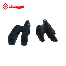 MC4 T Type Male Female Solar PV Adapter Connector for Solar Cell Panel