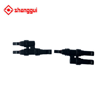 T TYPE BRANCH 2 TO 1 MC4 SOLAR PANEL CABLE CONNECTOR