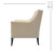 Guaranteed quality unique home furniture modern accent chairs,wood and fabric chairs