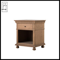 French Provencial bedside table wood nightstand bedroom furniture