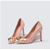 Lovely lady shoes with pointed toe high heel shoes for high heel shoe with thin heel