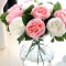 Night Rose Artificial Flower Export Artificial Flower Wholesale Home Wedding Decoration